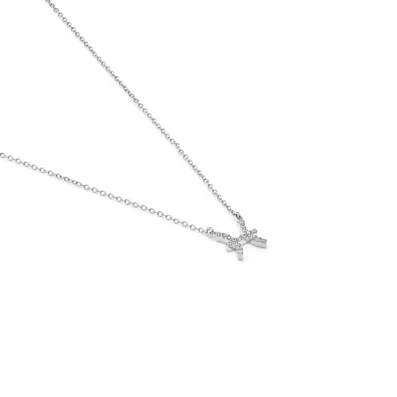 Silk & Steel Pisces Necklace image number 2